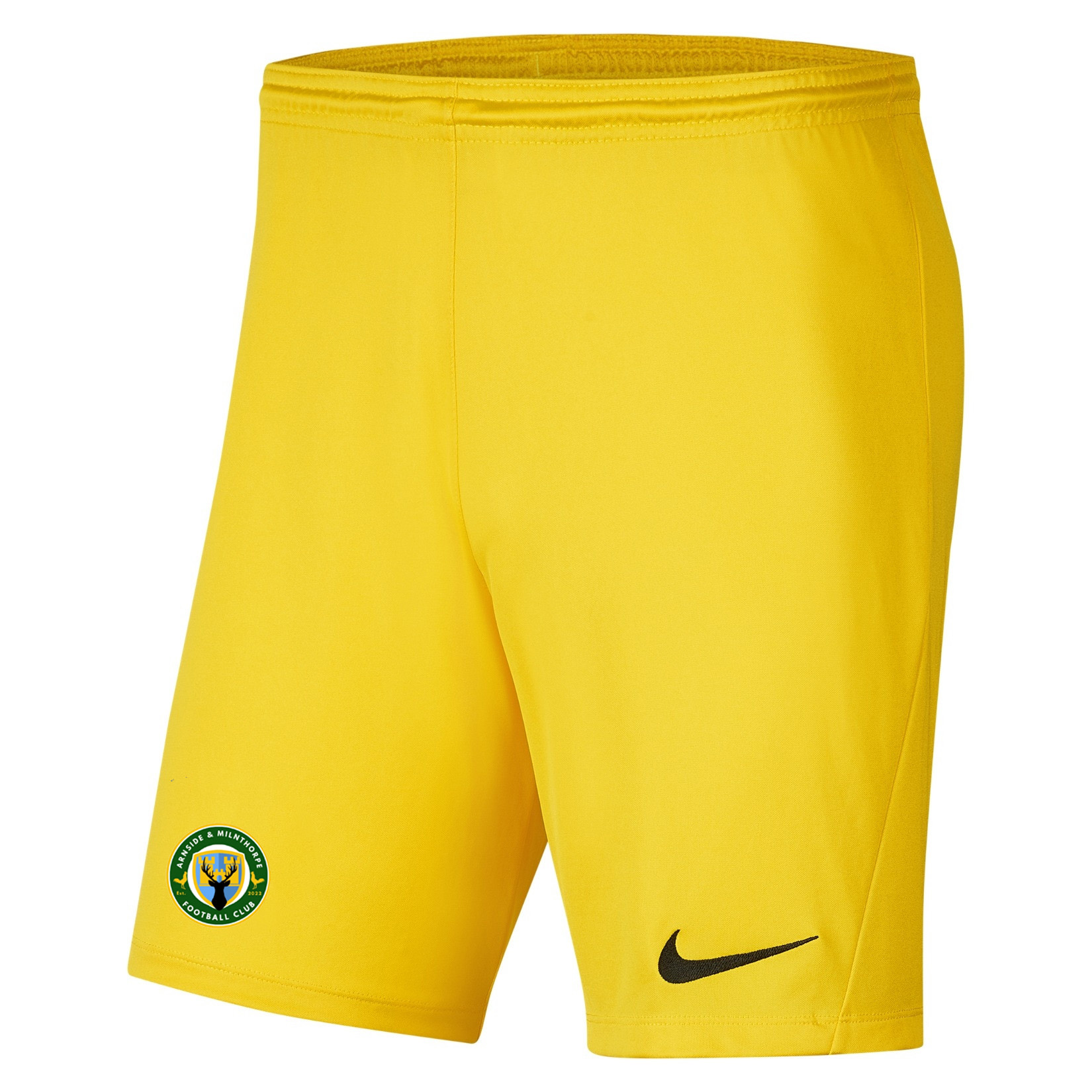 Nike Park III Shorts Tour Yellow-Black